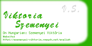 viktoria szemenyei business card